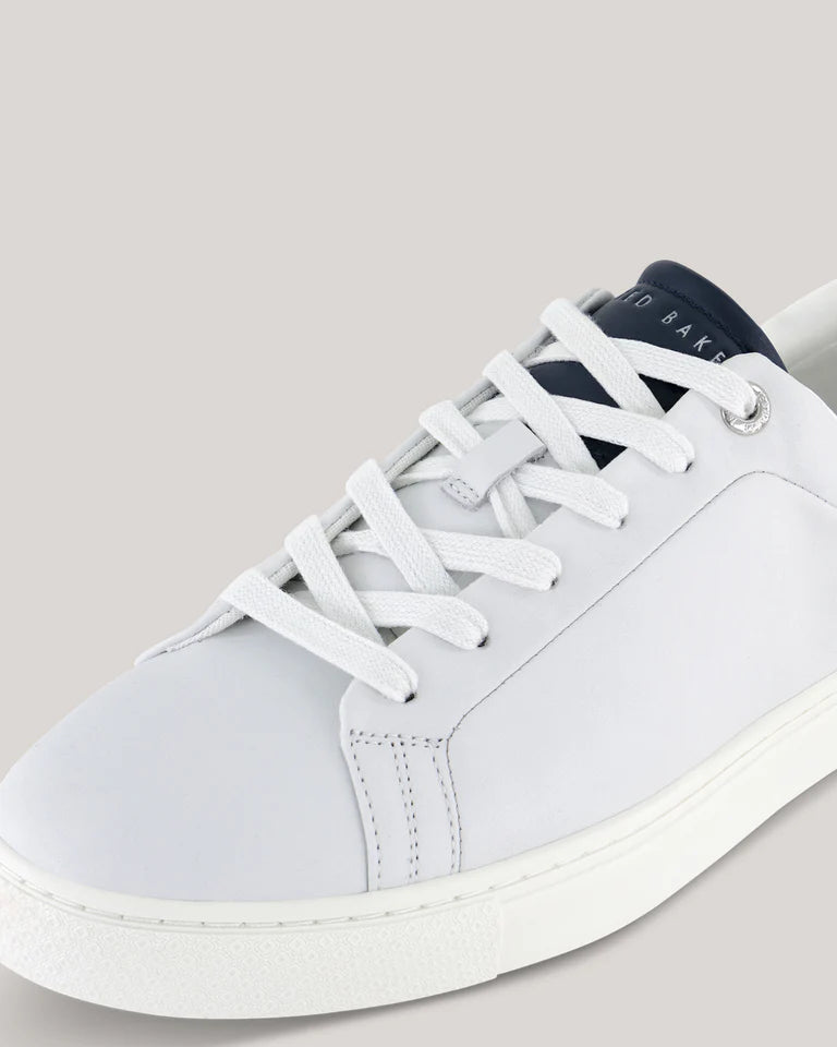 Men's Rbertoo-Leather Sneaker White