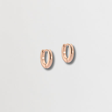 CRISETE: Logo Hoop Earrings (10mm)
