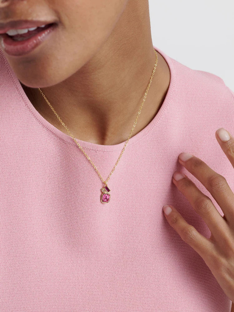 MILEY: Crystal Cluster Pendant