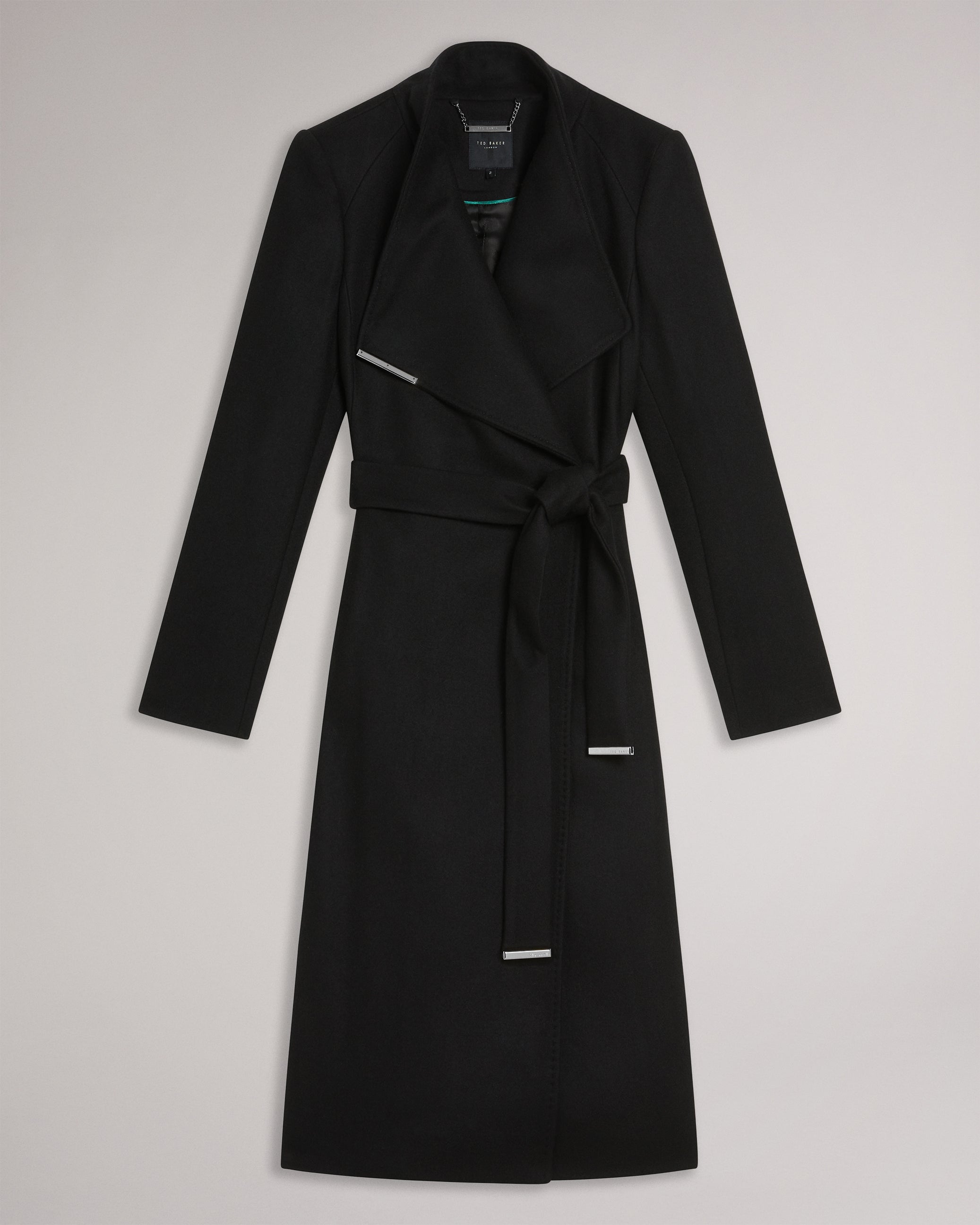 ROSE: Midi Length Belted Wool Wrap