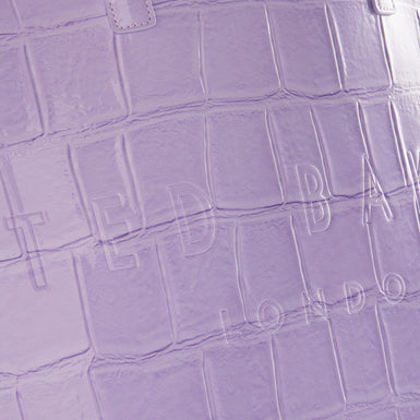 Women's Allicon-Croc Effect Extra Large Icon Bag Lilac