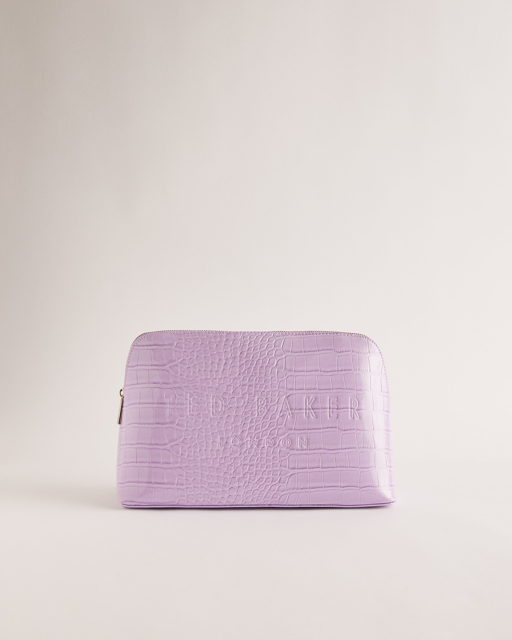 Women's Crocana-Imitation Croc Large Washbag Lilac