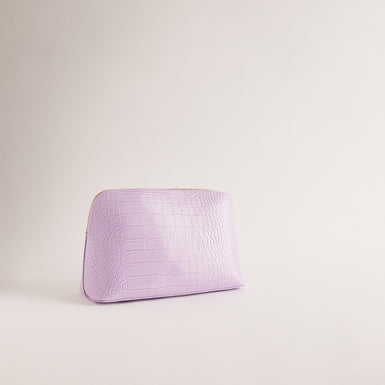 Women's Crocana-Imitation Croc Large Washbag Lilac