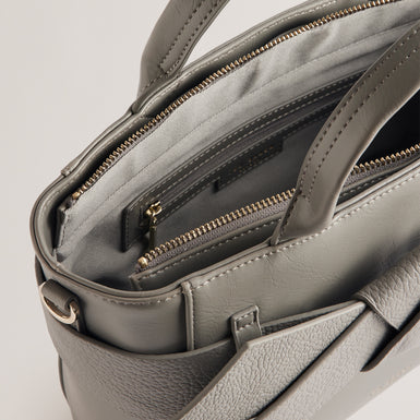 Women's Jimsa-Knot Bow Crossbody Bag Mid-Grey