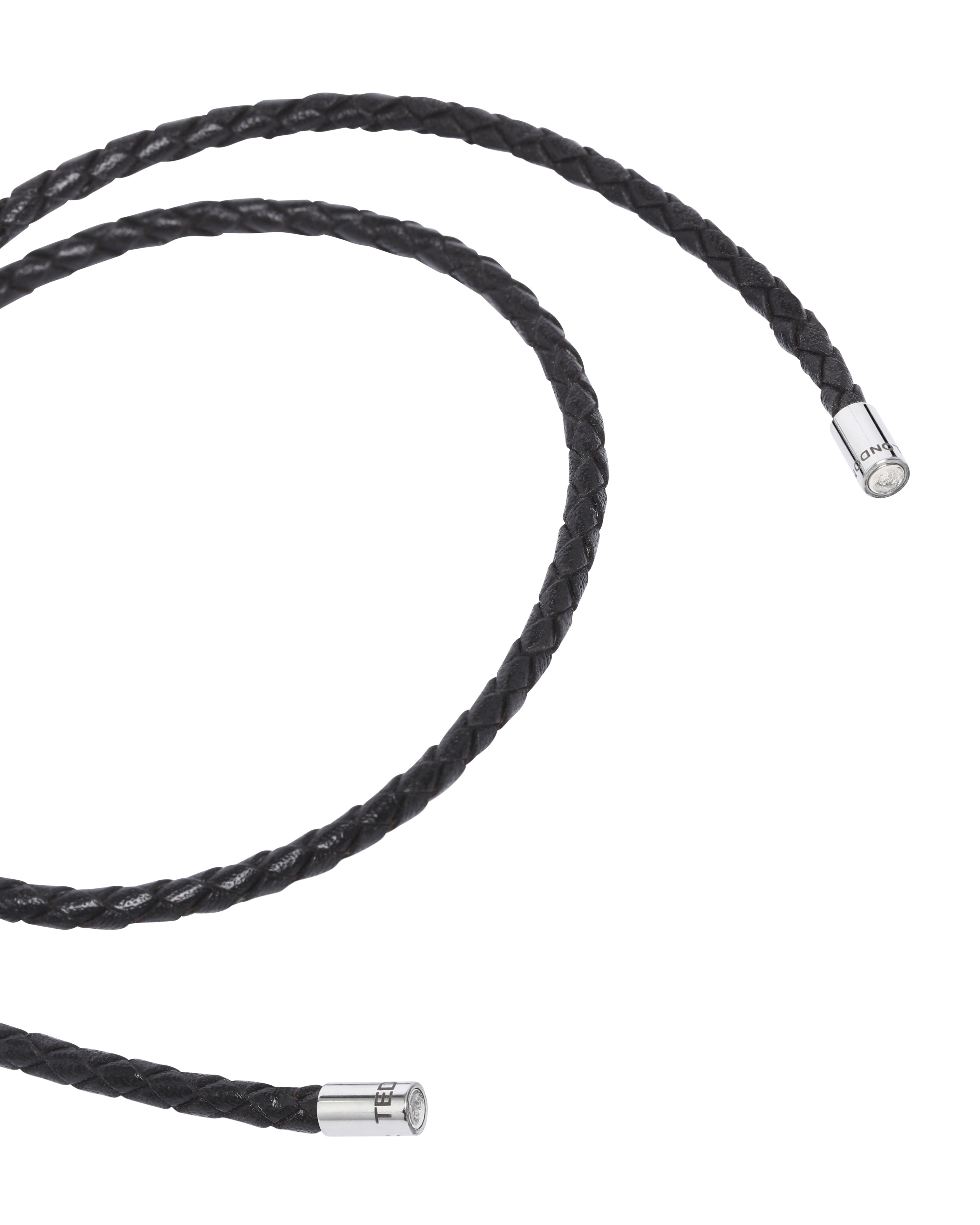 Men's PPOUND-Woven Leather Bracelet