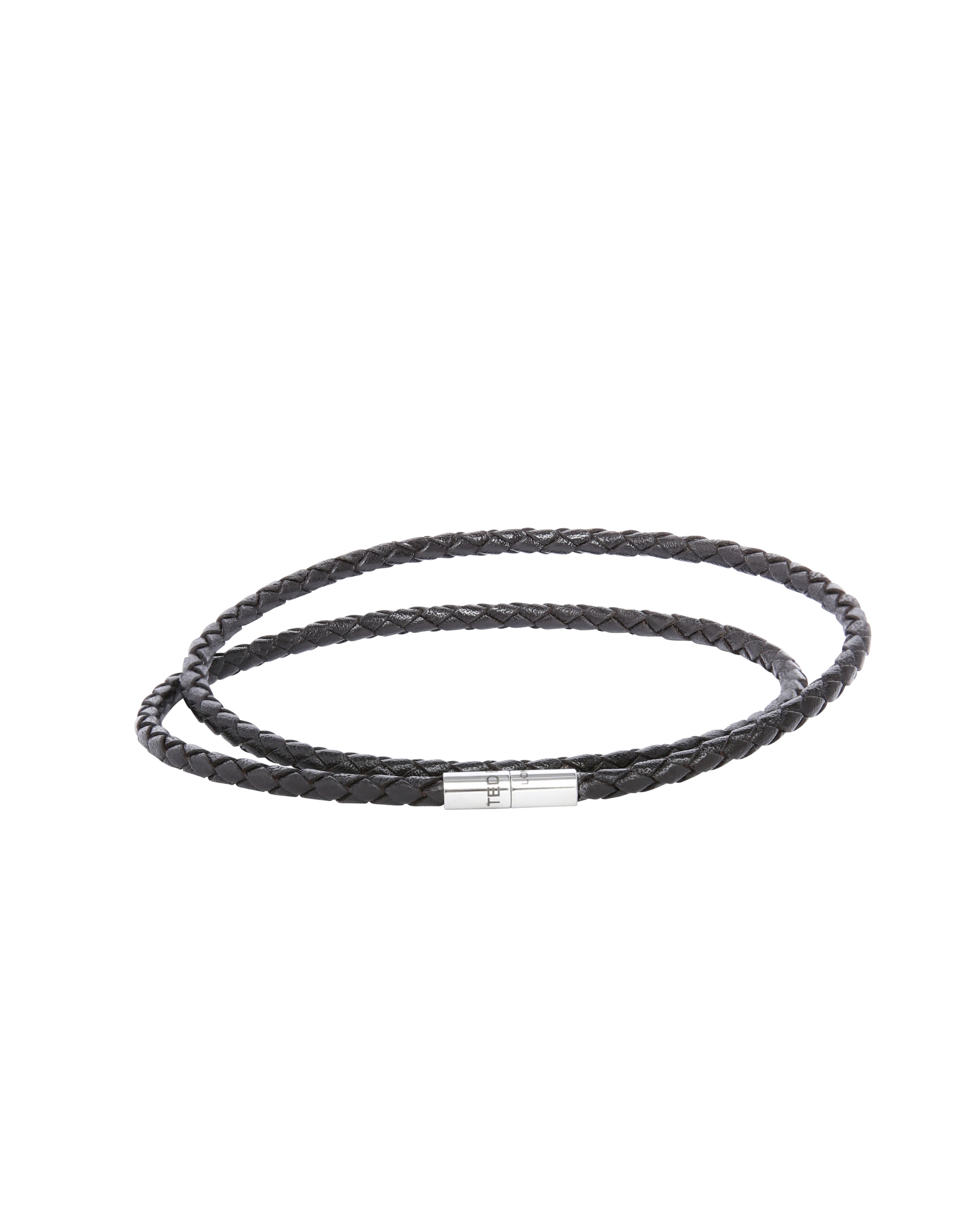 Men's PPOUND-Woven Leather Bracelet