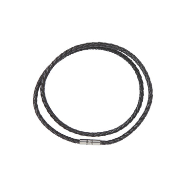 Men's PPOUND-Woven Leather Bracelet