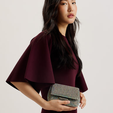 Women's Gliters-Crystal Mini Crossbody Bag Silver