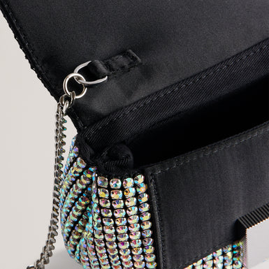 Women's Gliters-Crystal Mini Crossbody Bag Silver