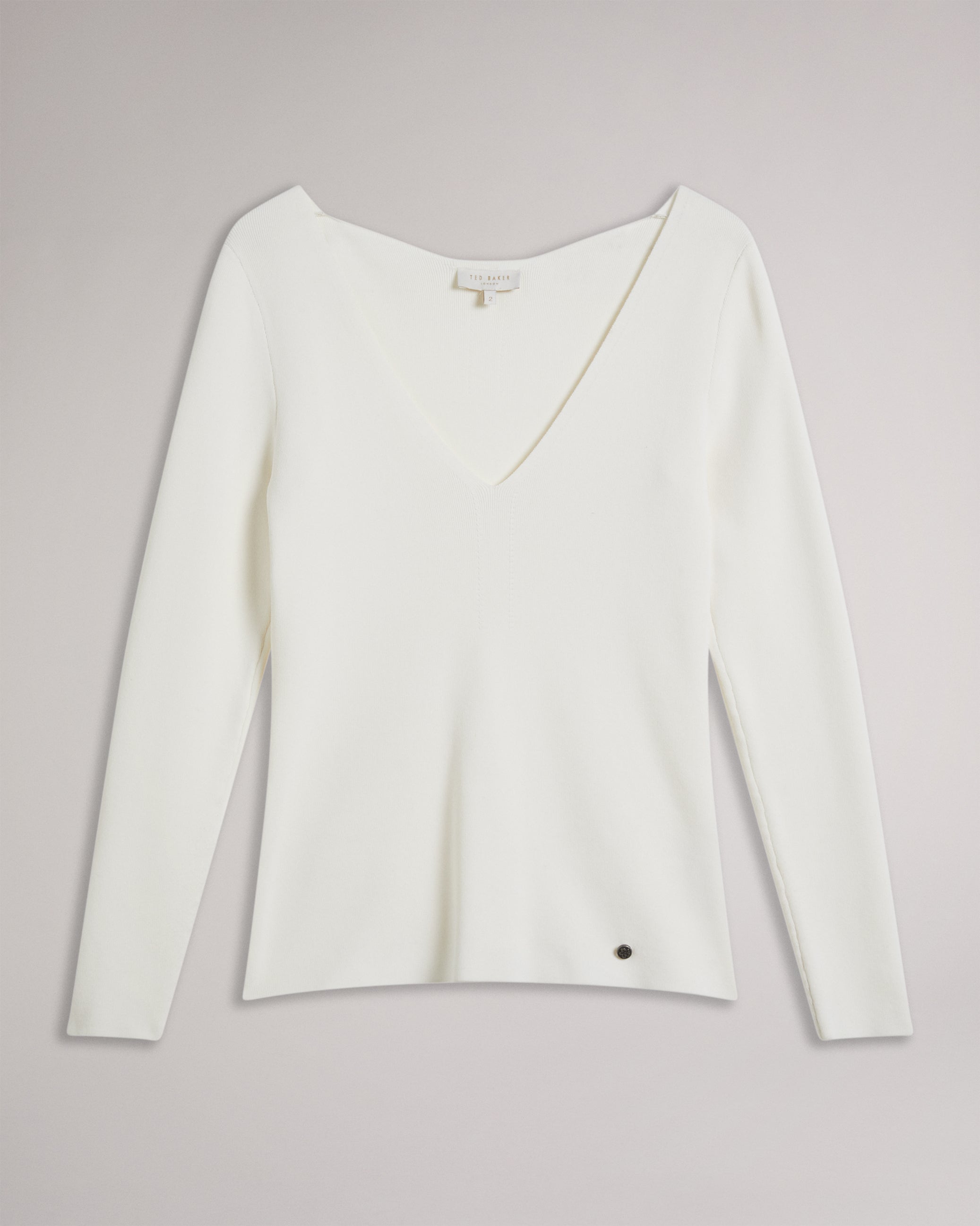 Women's CILESTE-V Neck Long Sleeve Knit Top