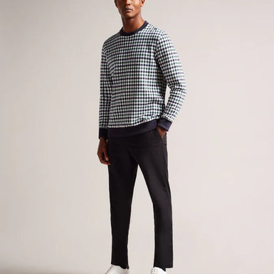 Men's Frayne-Leather Lace Up Jogger White