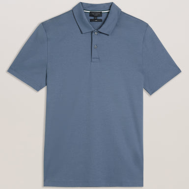 Men's Zeiter-Ss Slim Soft Touch Polo Mid-Blue