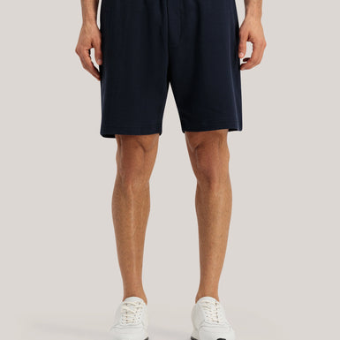 Men's TERRIES-Regular Herringbone Short Navy