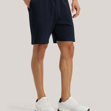 Men's TERRIES-Regular Herringbone Short Navy