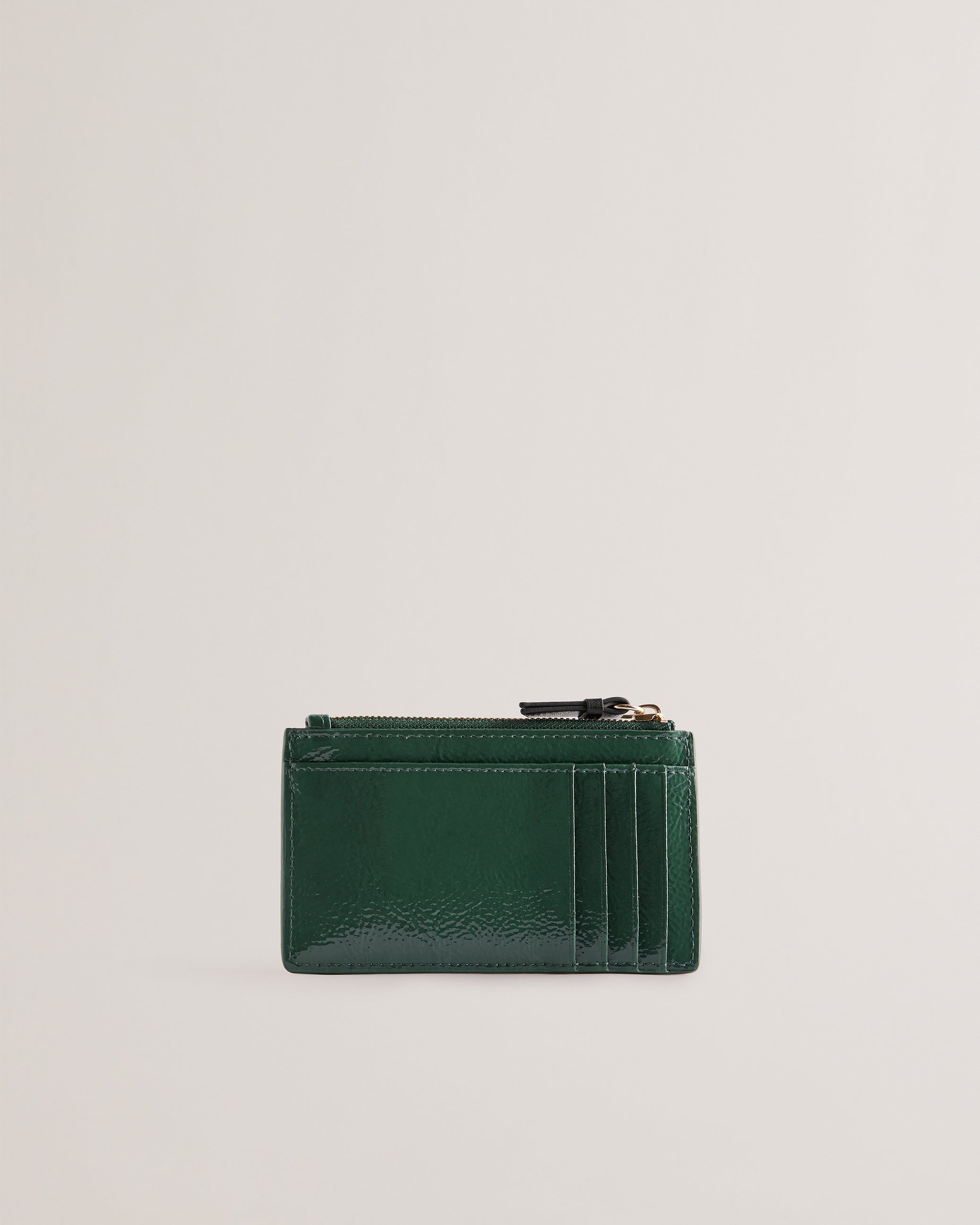 Women's Delfie-Zip Card Holder Mid-Green