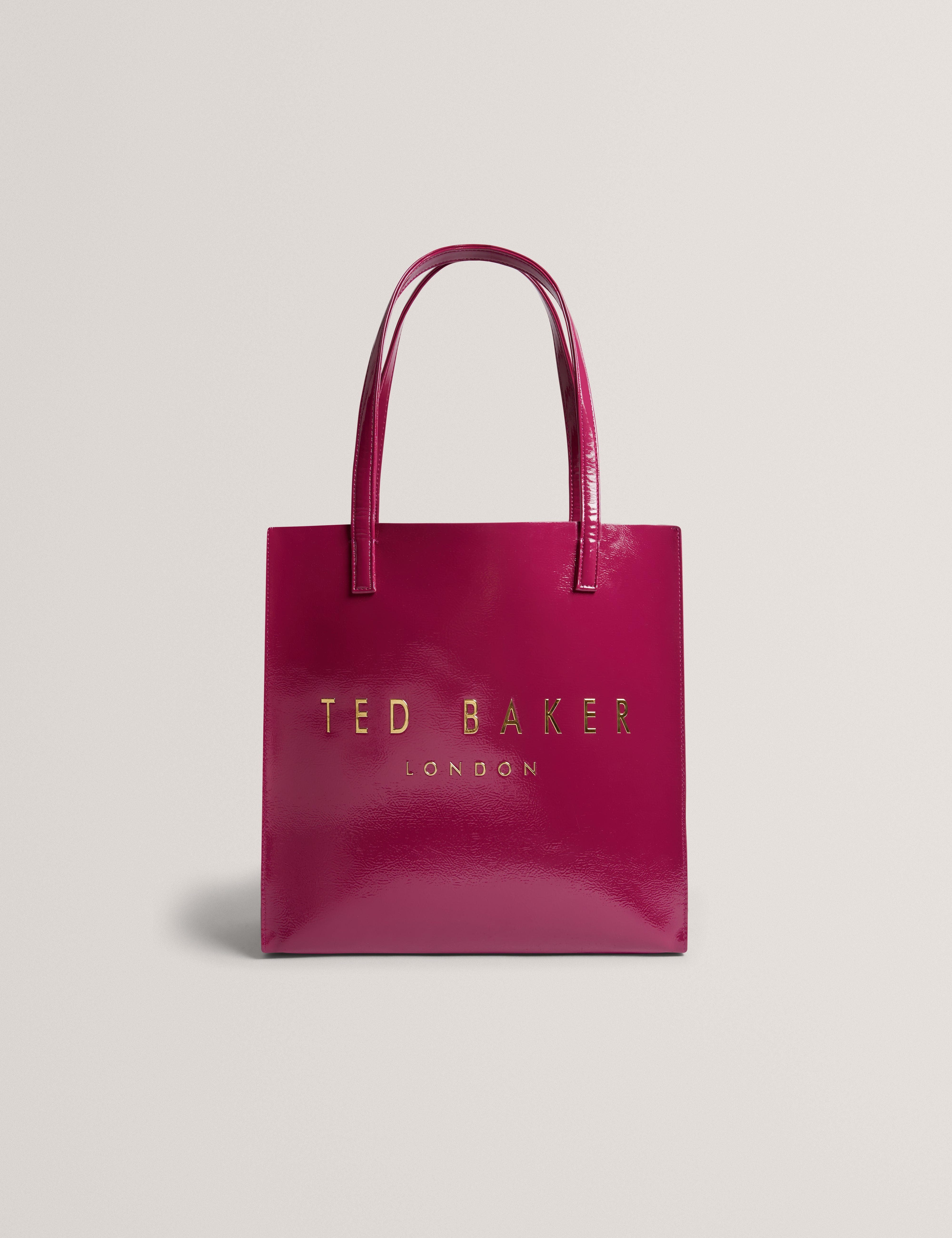 Women's CRINKON-Crinkle Large Icon Bag Deep Pink