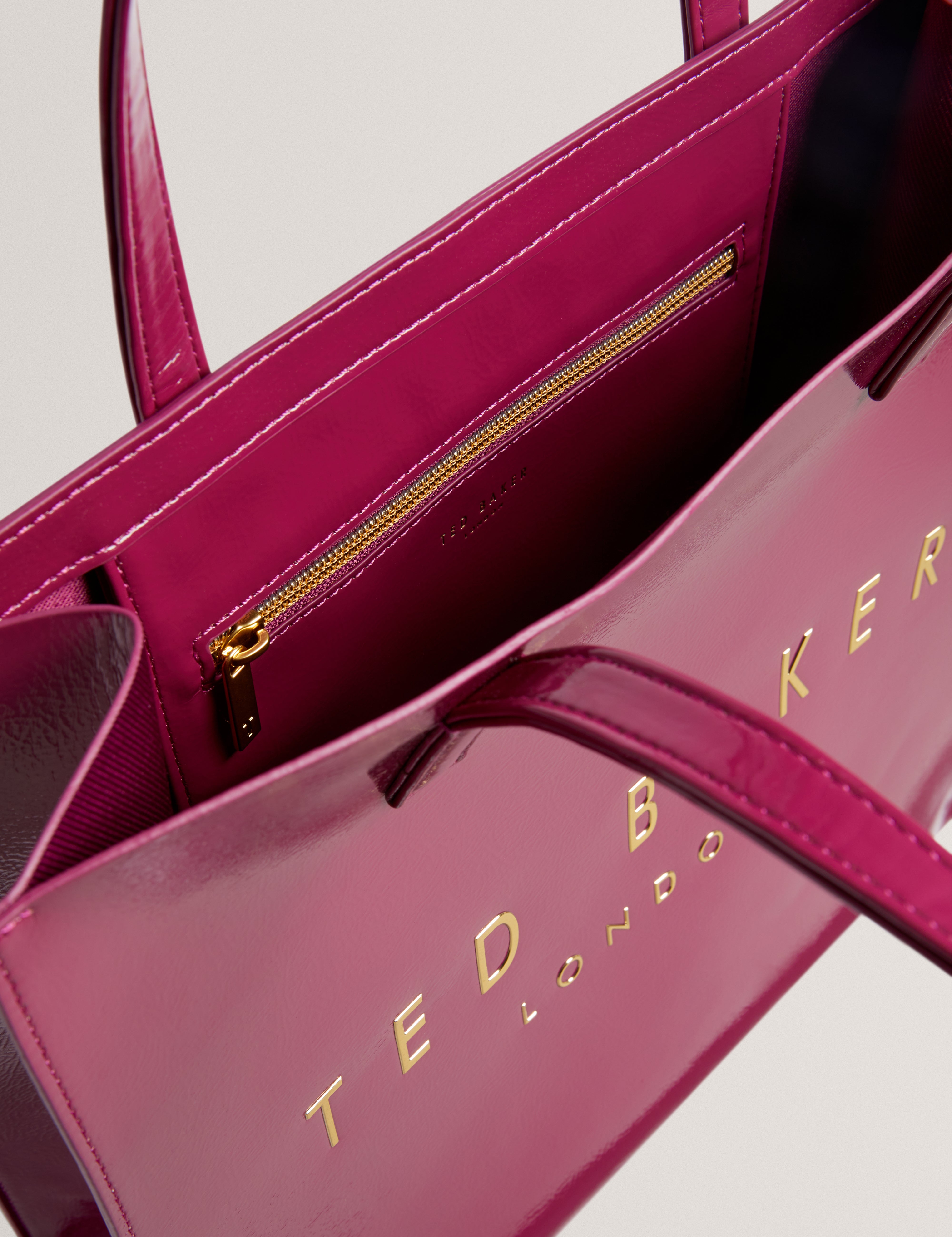 Women's CRINKON-Crinkle Large Icon Bag Deep Pink