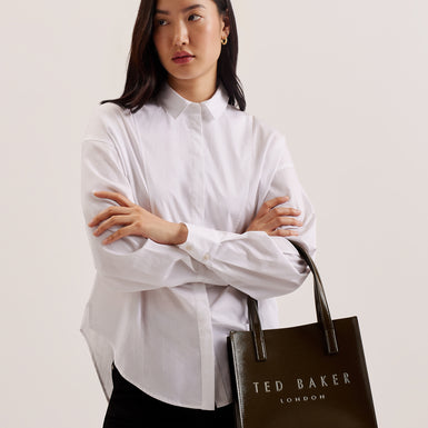 Women's CRINION-Crinkle Small Icon Bag Khaki