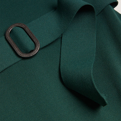 Women's Samalee-Knitted Flippy Skirt Midi Dress Dk-Green