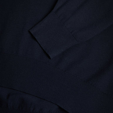 Women's Penniii-Mockable Sweater With Shirt Collar Navy