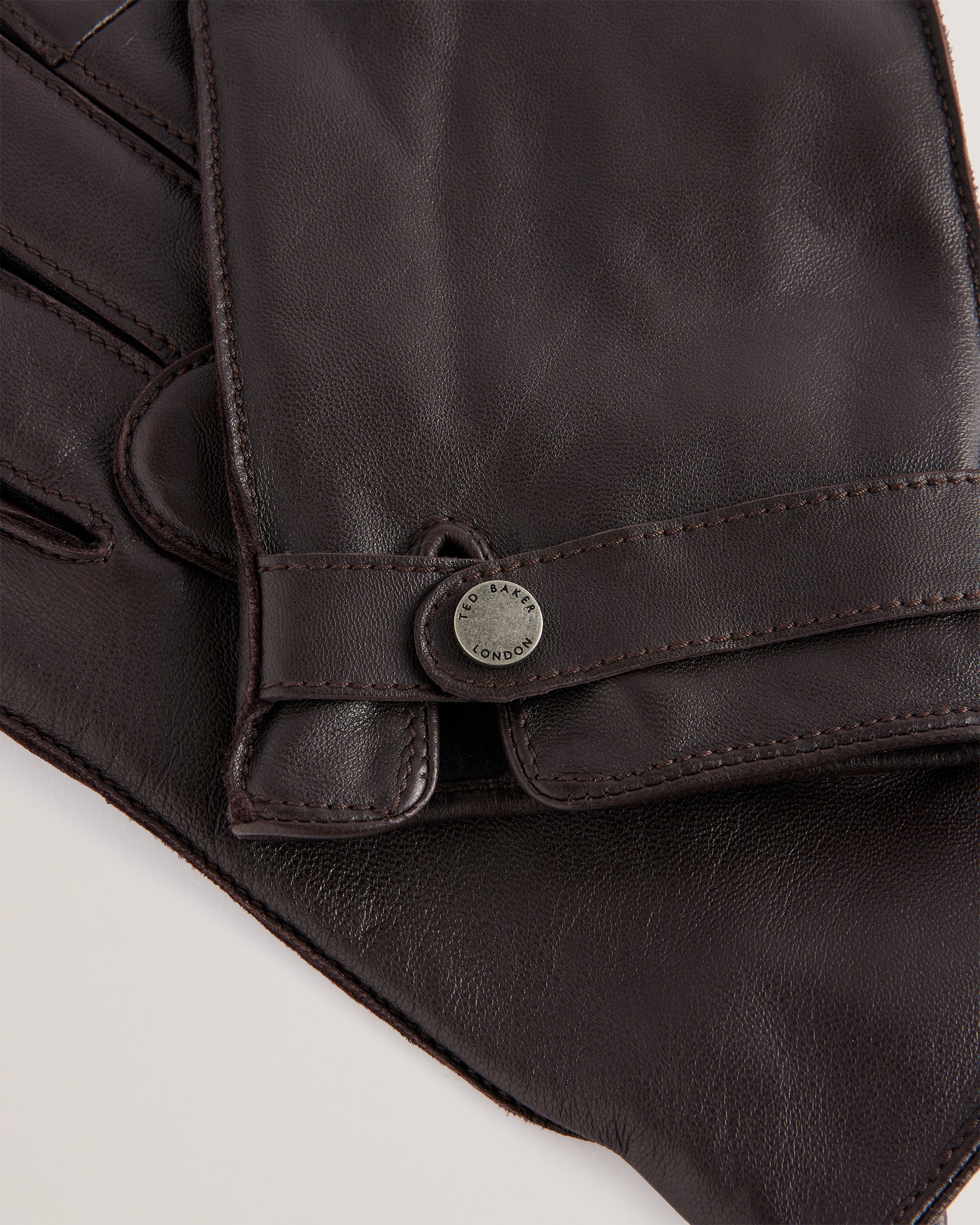 Men's Alexxs-Leather Gloves Brn-Choc