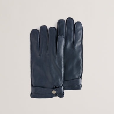 Men's Alexxs-Leather Gloves Navy