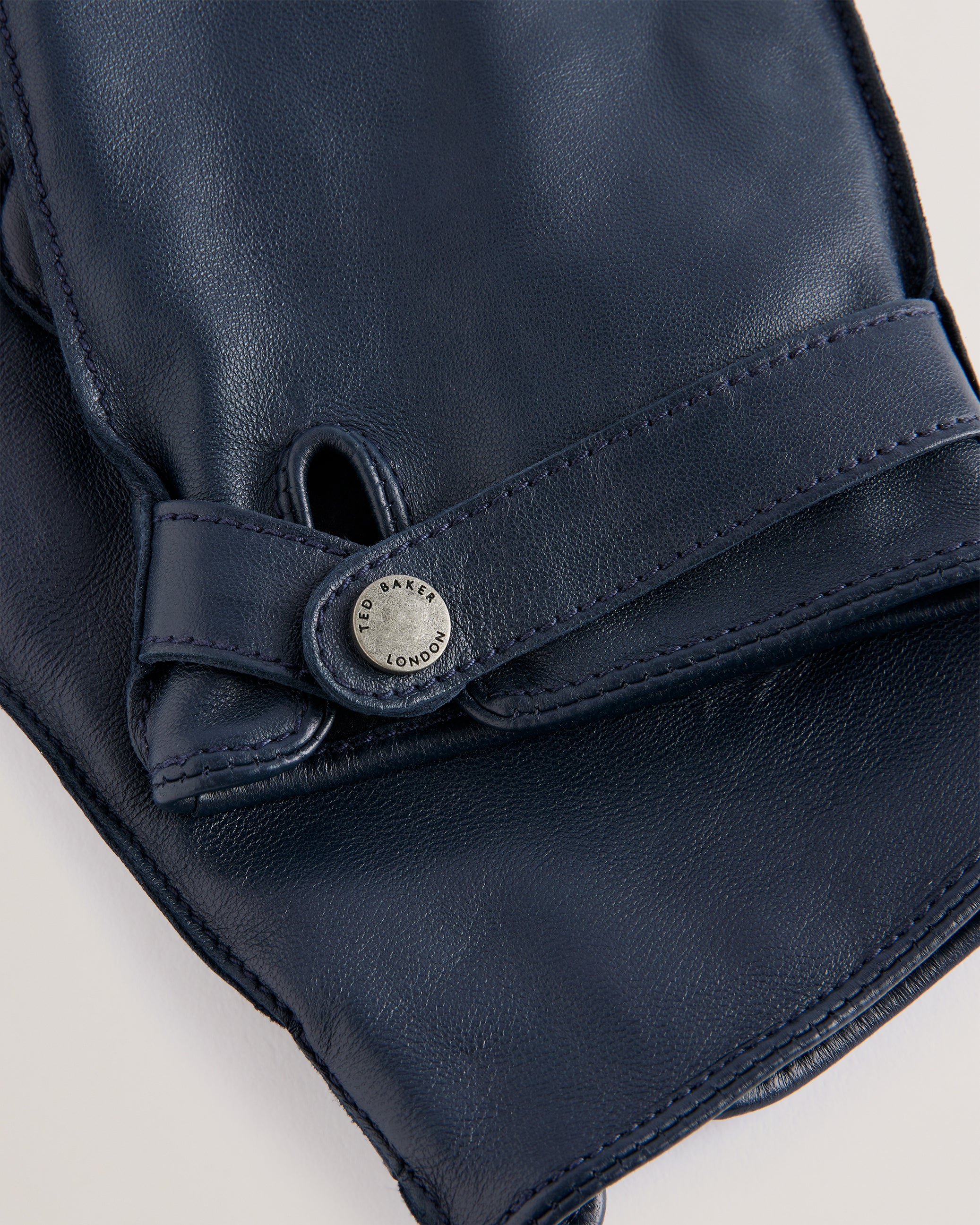 Men's Alexxs-Leather Gloves Navy