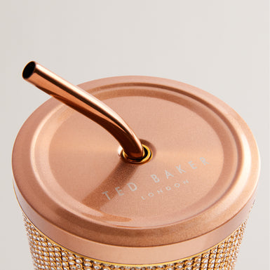 Women's Drinkk-Rhinestone Drink Cup Silver-Col