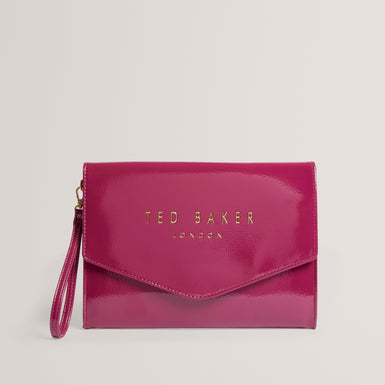 Women's CRINKIE-Crinkle Icon Pouch Deep Pink