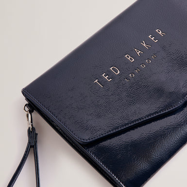 Women's CRINKIE-Crinkle Icon Pouch Dk-Blue