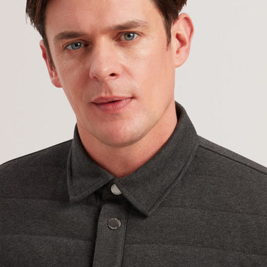 Men's Ansty-Ls Padded Jersey Shirt Charcoal