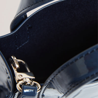 Women's Gatocon-Croc Effect Mini Icon Bag Dk-Blue