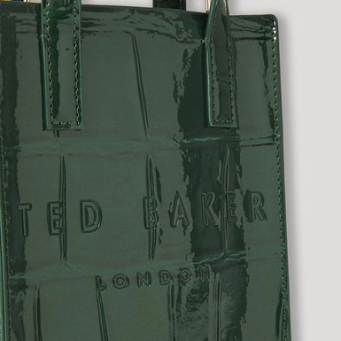 Women's GATOCON-Croc Effect Mini Icon Bag Mid-Green