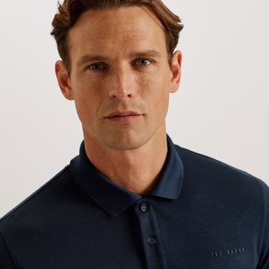 Men's Karty-Ss Regular Branded Polo Navy