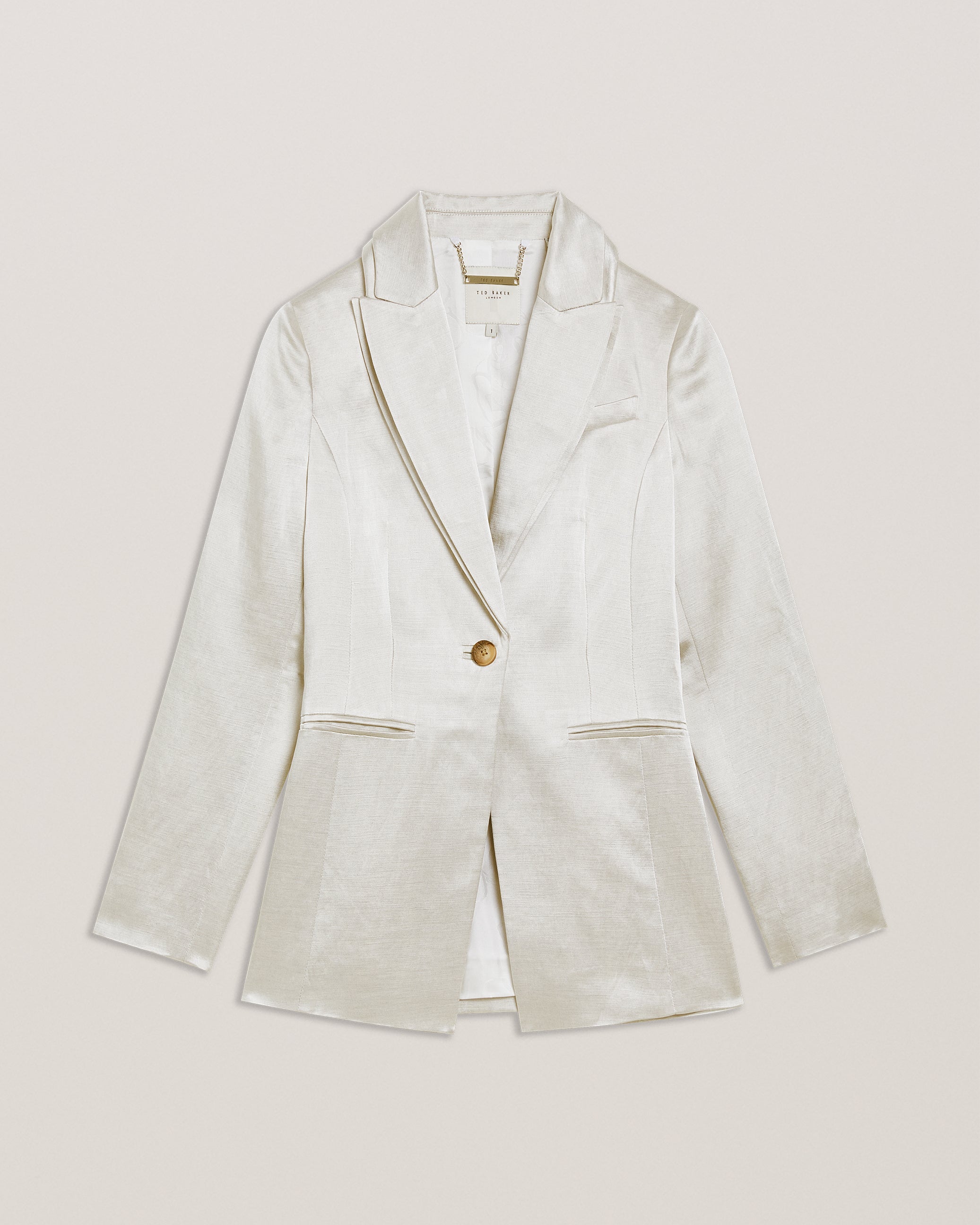 Women's Masaru-Single Breasted Tailored Blazer Ivory