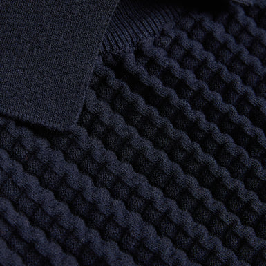 Women's Morliee-Puff Sleeve Fitted Sweater Navy