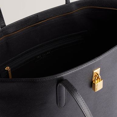 Women's Londonn-Padlock Tote Bag Black