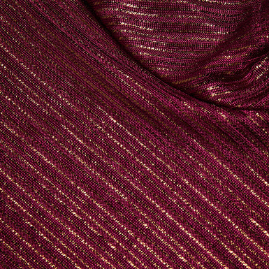 Women's Katrino-Metallic Short Sleeve Crew Neck Tee Dk-Red