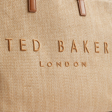 Women's PALLMER-Faux Raffia Large Icon Bag