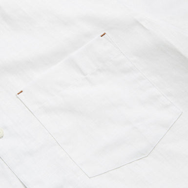 Men's Palomas-Ss Linen Shirt White