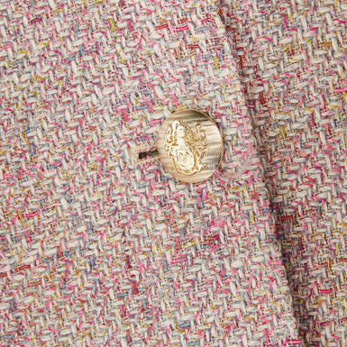 Women's Consta-Tailored Fitted Boucle Cropped Jacket Ivory