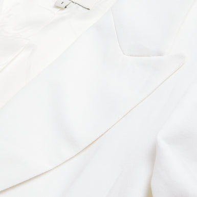 Women's Musub-Tailored Jacket With Faux Pockets White