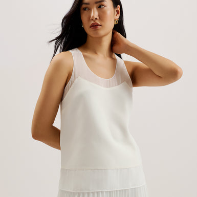 Women's Tilama-Tank Top With Racer Back Ivory