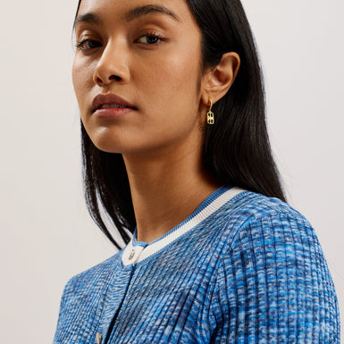 Women's Addlinn-Long Sleeve Fitted Cardigan Blue