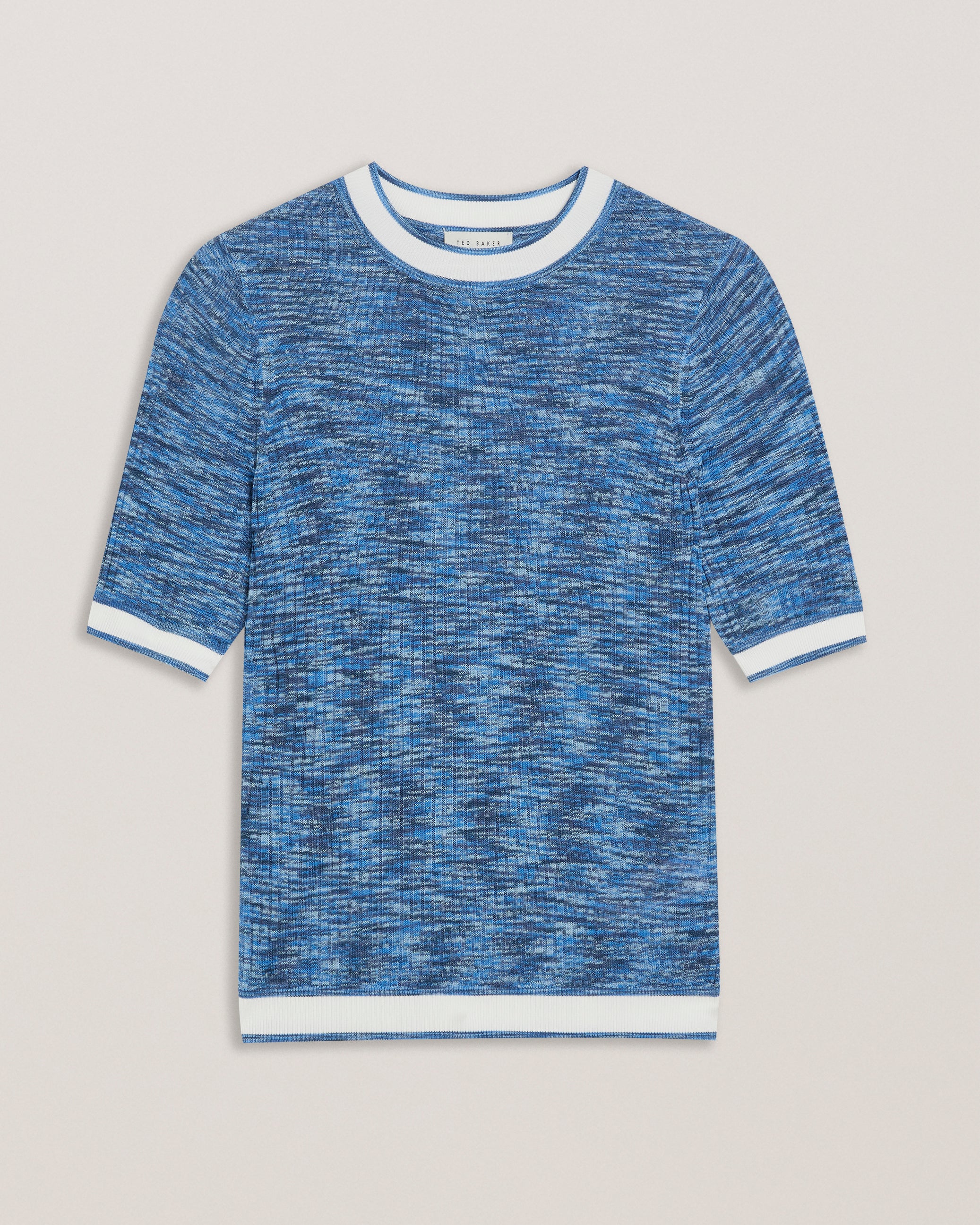 Women's Dayleyy-Space Dye Short Sleeve Top Blue