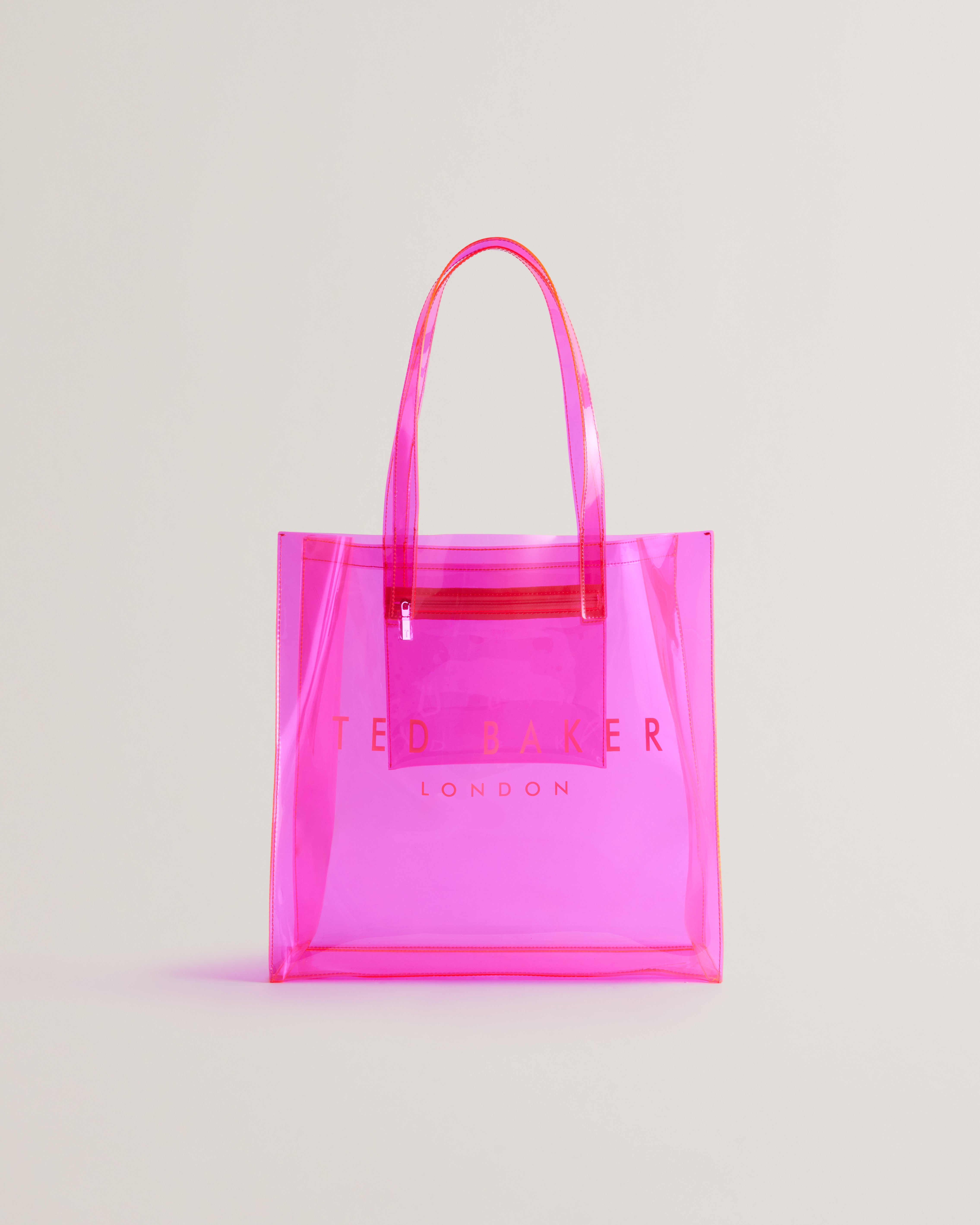 Women's Sheicon-Transparent Large Icon Bag Brt-Pink