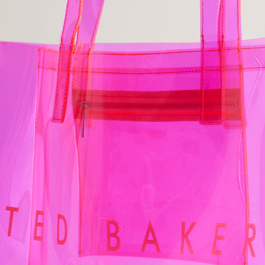 Women's Sheicon-Transparent Large Icon Bag Brt-Pink