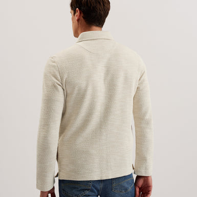 Men's Hookly-Ls Jersey Overshirt Natural