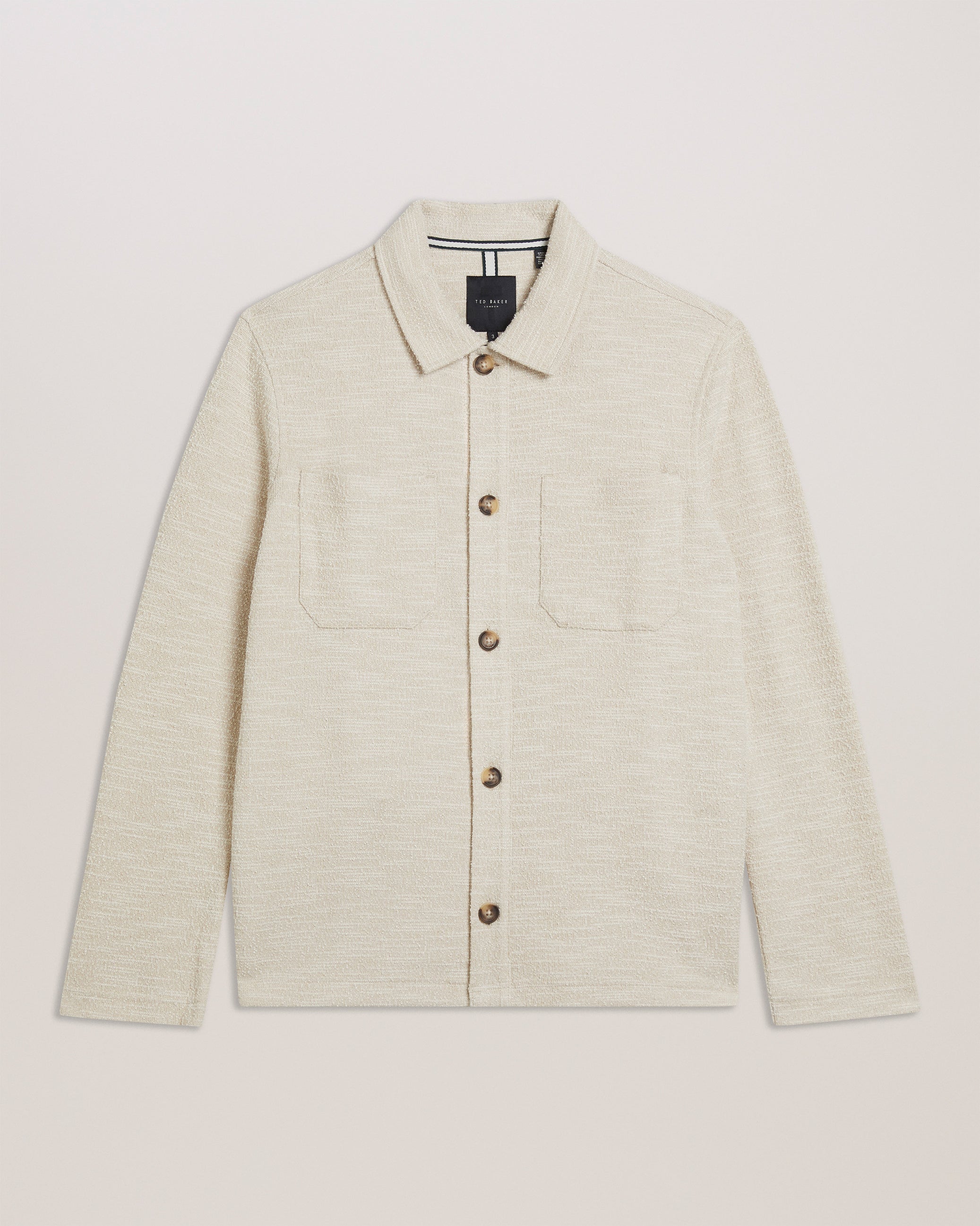 Men's Hookly-Ls Jersey Overshirt Natural