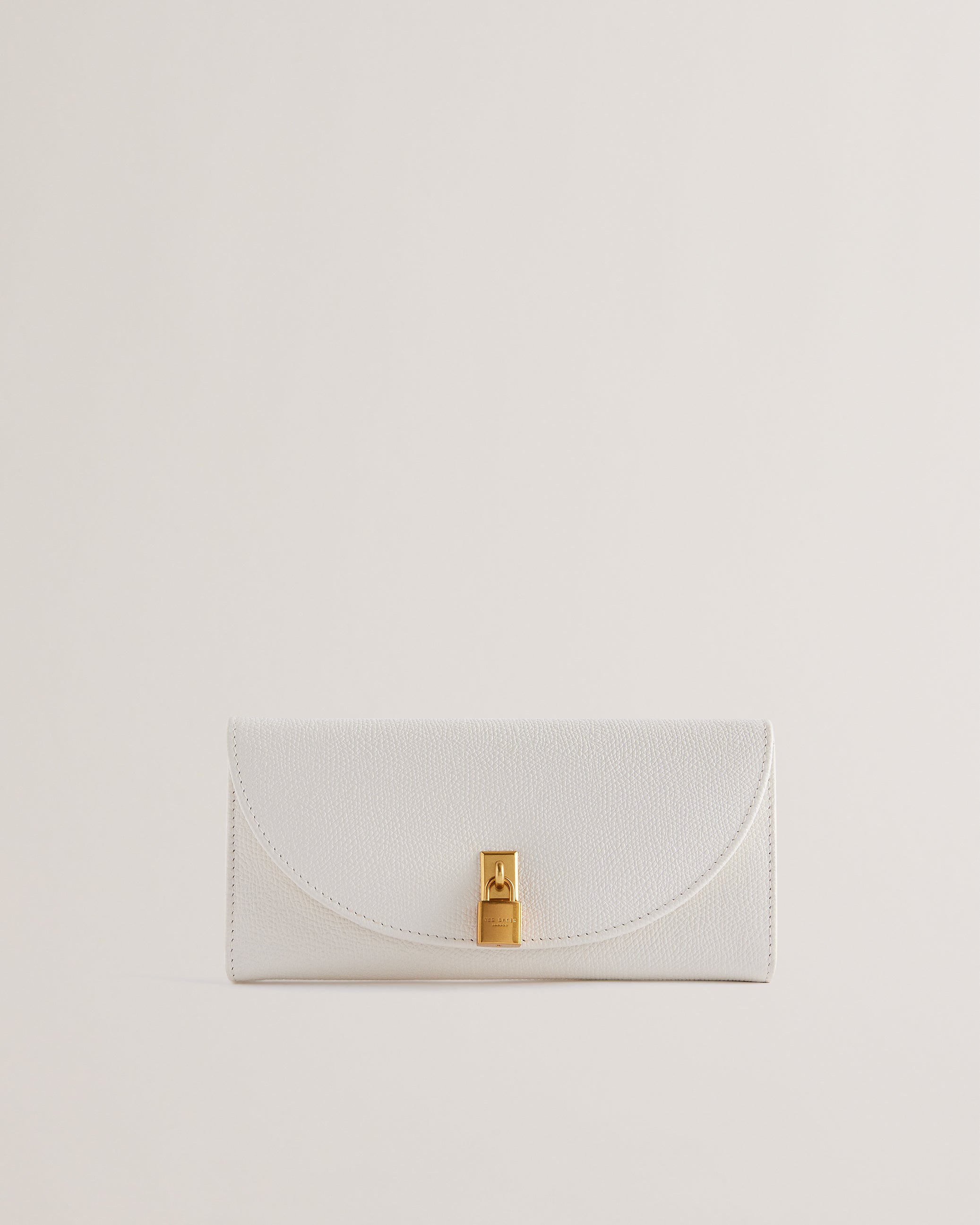 Women's Wesmina-Padlock Detail Large Purse Ecru